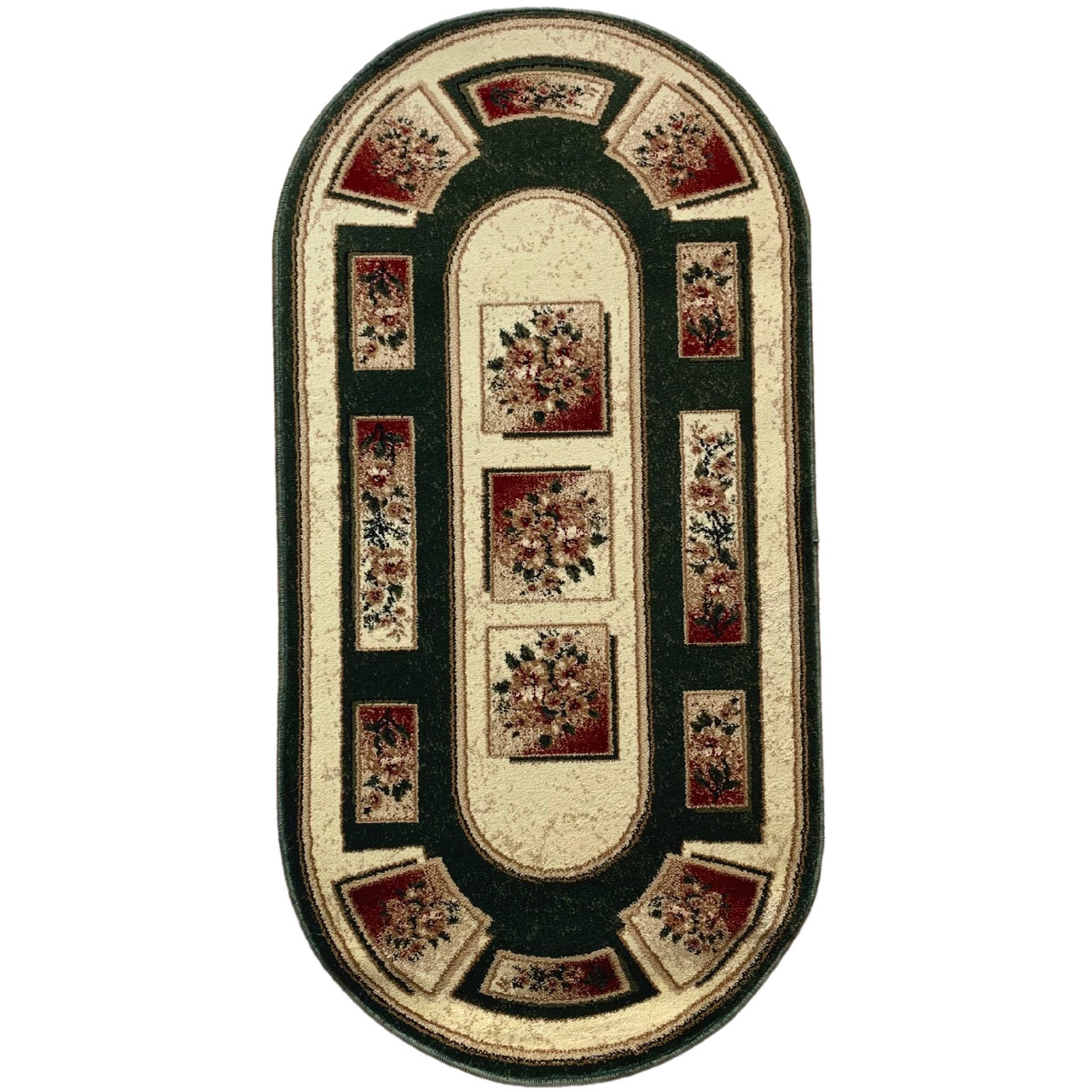 80x160 см Килим Iskender 5715A z.green, на підлогу у вітальню, спальню або зал.