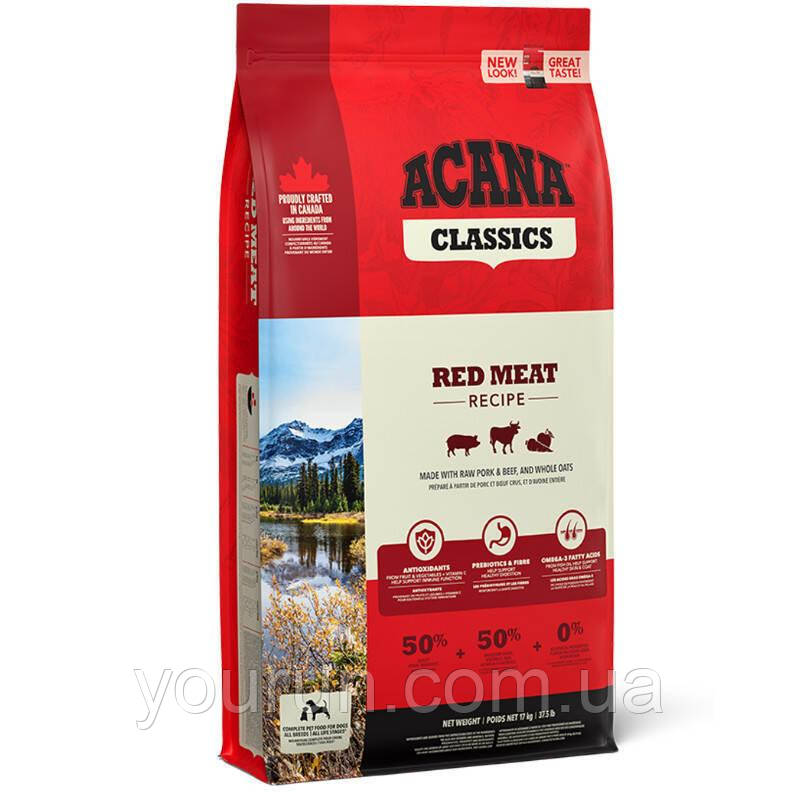 Acana (Акана) Red Meat Recipe - корм для собак усіх порід та вікових груп 11,4 кг