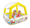 Дитячий надувний басейн зі знімним навісом Intex 57470 "Акваріум", фото 8