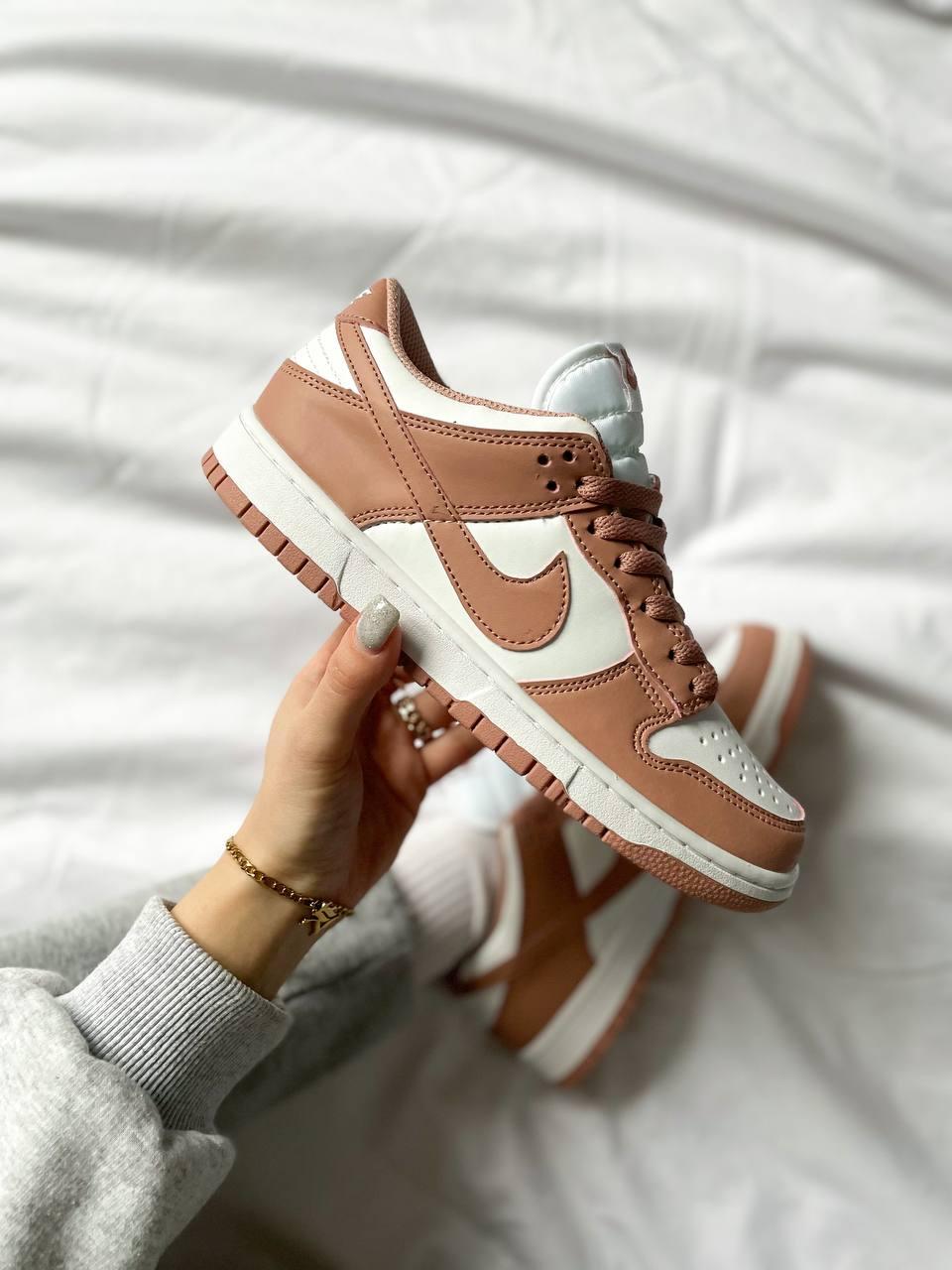 Кроссівки весна осінь Nike Dunk Low Rose Whisper жіночі. Кросси жіночі Найк Данк.