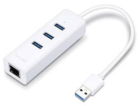TP-Link Мережевий адаптер UE330 USB3.0 to GE 3xUSB3.0 HUB