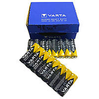 Батарейки пальчиковые солевые VARTA 1,5V AA R6 пальчик (техпак) 48шт/уп