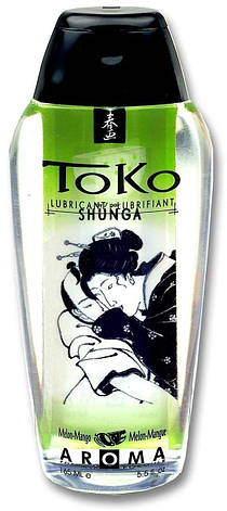 Лубрикант на водній основі Shunga Toko Aroma Lubricant Melon Mango з ароматом і смаком дині і манго | Limon, фото 2