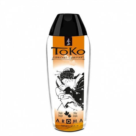 Лубрикант на водній основі Shunga Toko Aroma Lubricant Maple Delight з ароматом і смаком кленового сиропу | Limon, фото 2