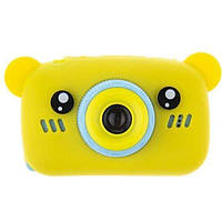 Фотоаппарат детский мишка Teddy GM-24 (Yellow) | Детская фотокамера (10960 -LVR)