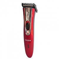 Електрический триммер для лица Rozia HQ 208 (Red) | Машинка для стрижки бороды (10665 -LVR)