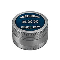 Гриндер для измельчения Амстердам HL-243 | измельчитель SINCE 1275 XXX Silver Blue 10901-LVR