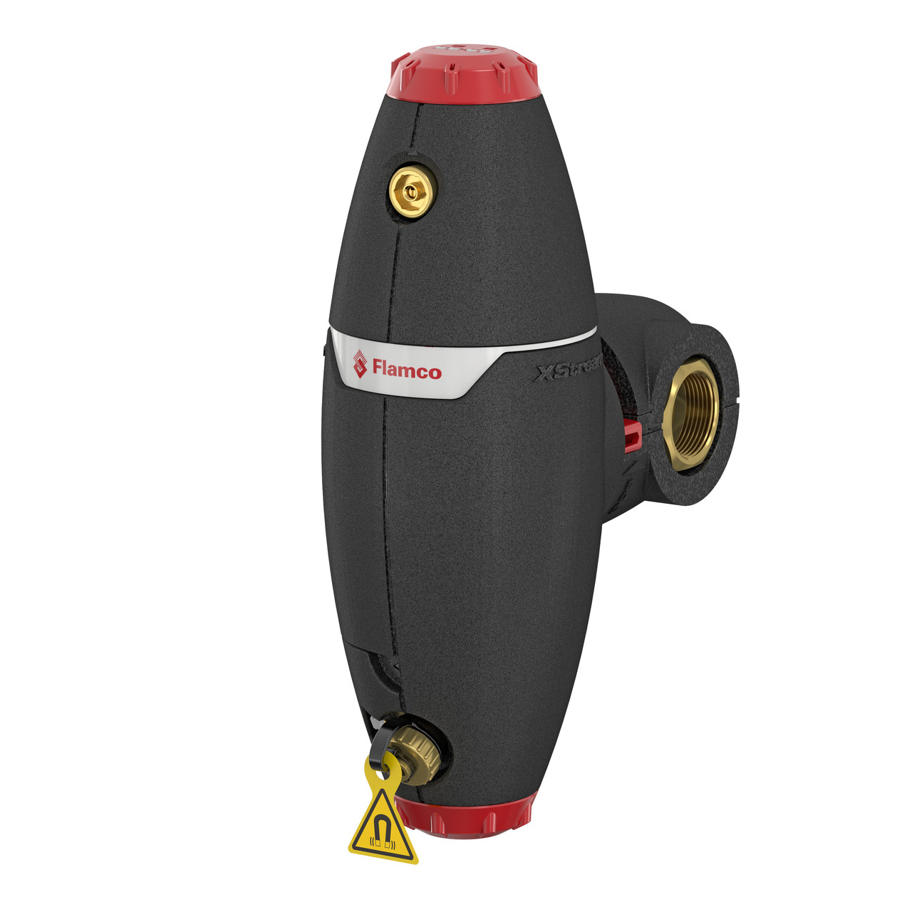 Форсований сепаратор повітря і бруду Flamco XStream Vent-Clean ВР 1 1/4” 10 бар 120 гр.С