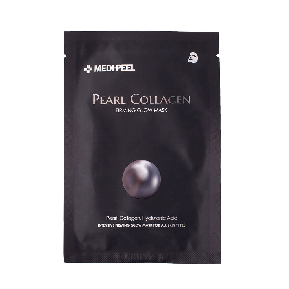 Тканинна маска з перлинним колагеном Medi Peel Pearl Collagen Firming Glow Mask