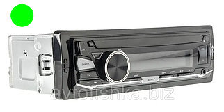 Автомагнітола в машину з Bluetooth Cyclone MP-1086G BA зелена підсвітка. Магнітофон для авто