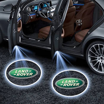 Світлодіодне підсвічування на дверях автомобіля з логотипом Land Rover