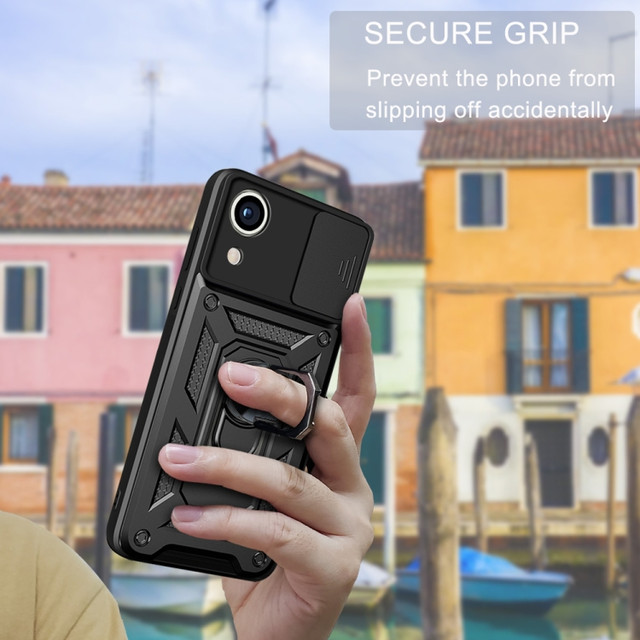 Ударостійкий чохол Camshield Serge Ring for Magnet для Samsung Galaxy A03 Core (SM-A032FZKDSEK) Ударостійкий чохол Camshield Serge Ring for Magnet для Samsung Galaxy A03 Core (SM-A032FZKDSEK)