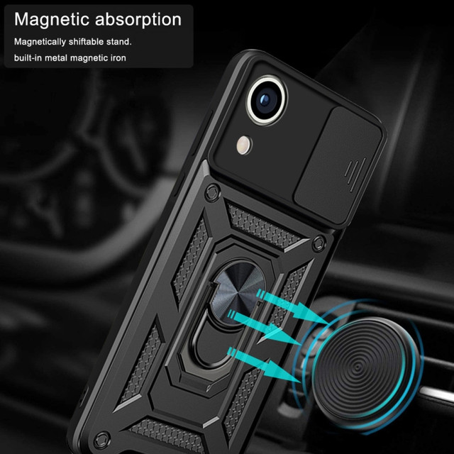 Ударостійкий чохол Camshield Serge Ring for Magnet для Samsung Galaxy A03 Core (SM-A032FZKDSEK) Ударостійкий чохол Camshield Serge Ring for Magnet для Samsung Galaxy A03 Core (SM-A032FZKDSEK)