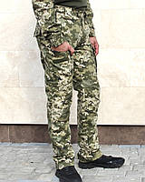 Військова демісезонна тактична форма убокс + штани піксель мілітарі РІП СТОП з армованою ниткою, фото 8
