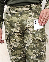 Військова демісезонна тактична форма убокс + штани піксель мілітарі РІП СТОП з армованою ниткою, фото 7