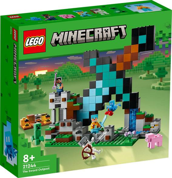 LEGO Minecraft Форпост з мечем 427 деталей (21244)