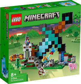LEGO Minecraft Форпост з мечем 427 деталей (21244)