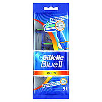 Станки для бритья Gillette Blue II Plus 3 шт (3014260265861)