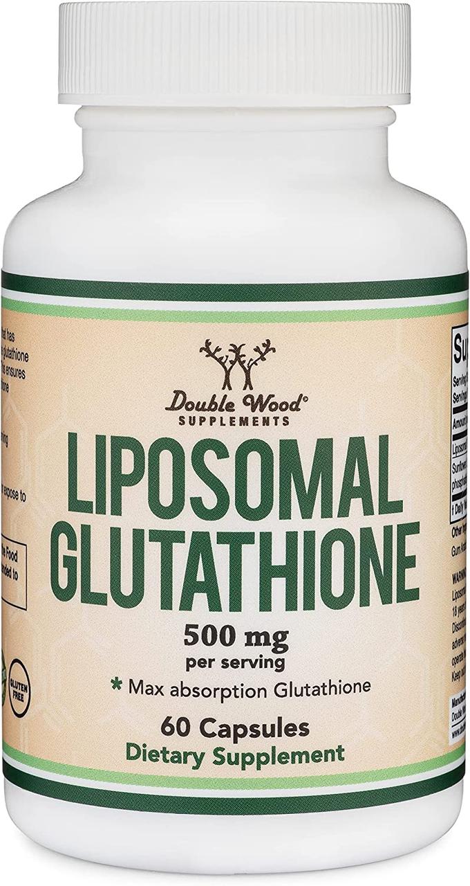 Double Wood Liposomal Glutathione / Ліпосомальний глутатіон 60 капсул