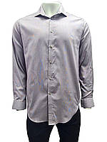 Чоловіча класична сорочка на ґудзиках Calvin Klein без заліза баклажонового кольору 17 (34-35)