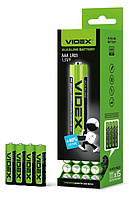 Батарейка щелочная Videx LR03 AAA минипальчик 1 шт (4820118298504)