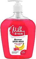 Жидкое крем-мыло Milky Dream Банан и красная Плюмерия дозатор 1000 мл (4820205300431)