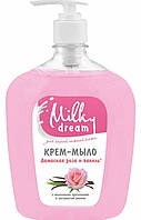 Жидкое крем-мыло Milky Dream Дамасская Роза и Ваниль дозатор 1000 мл (4820205300400)