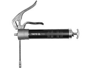 Шприц мастильний YATO, 400 см3, 55 MPa. з жорстко. аплікатором і швидким уприскуванням