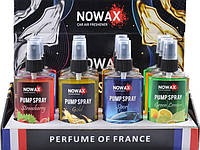 Ароматизатор для авто Nowax Pump Sprаy 75 мл в ассортименте (цена за 1 шт) (65551)