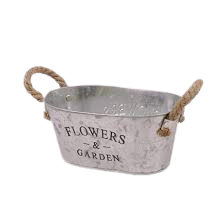 Кашпо металеве Flowers & Garden