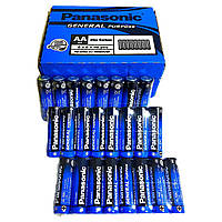 Батарейки сольові пальчикові Panasonic AA R6BER/8p General Purpose пальчик (техпак) 60шт/уп