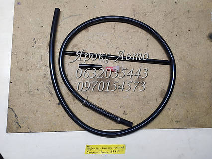 Трубка для кальяну силіконова з алюмінієвою ручкою-мундштуком 000037490