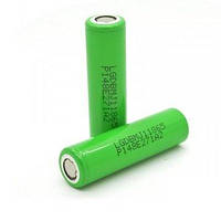 Аккумулятор 18650 Li-Ion LG INR18650MJ1 (LG MJ1), 3500mAh, 10A, 4.2/3.65/2.5V, GREEN