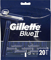 Станки для бритья Gillette Blue II 20 шт (7702018552733)