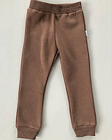 Теплі дитячі штани для дівчинки, тринитка з начосом, р 122-134