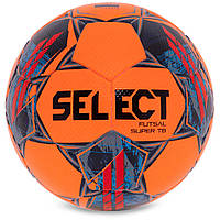 Мяч для футзала SELECT FUTSAL SUPER TB FIFA QUALITY PRO V22 №4 оранжевый-красный