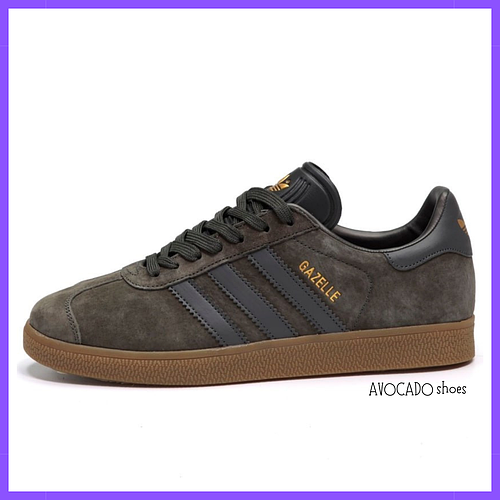 Кроссовки мужские Adidas Gazelle brown / кеды Адидас Газели коричневые ...