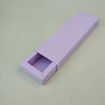 Коробка-слайдер 192x60x20, внутрішні розміри 170x40x20 мм, колір світло-сірий