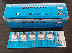 Батарейка Suncom (Sunking) CR2032 3,3V - блістер 5 шт.