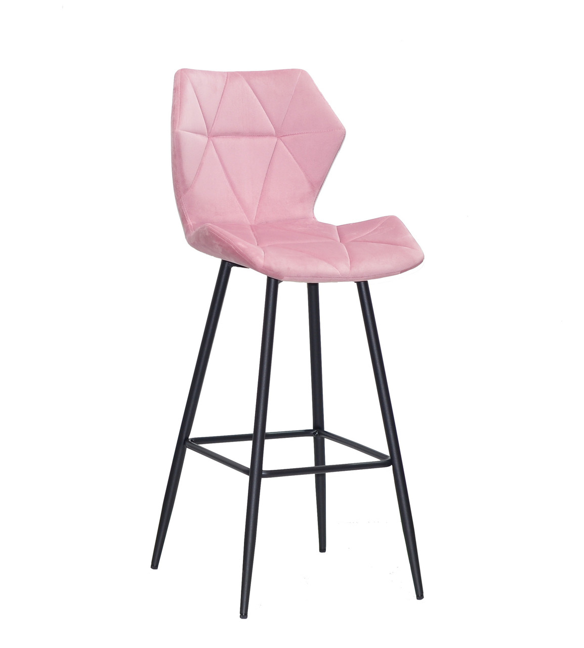 Стілець барний на металевих ніжках TORINO BAR 75-ML оксамит, фрез в-1025