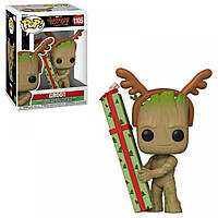 Фигурка Funko Pop Фанко Поп Guardians of the Galaxy Holiday Special Groot Грут 10 см FP GG G 1105