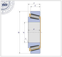 Підшипник 33122 TIMKEN