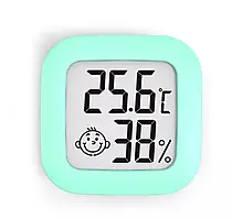 Цифровий термогігрометр CX-0726 (від -50 до +70 °C; від 0 до 99%), бірюзовий