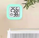 Цифровий термогігрометр CX-0726 (від -50 до +70 °C; від 0 до 99%), бірюзовий, фото 3