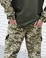 Штани демісезонні Тактичні для ЗСУ армійські "Піксель" тканина Ріп-Стоп камуфляжні, фото 3