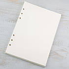 Блок картону для планера А5 слонова кістка 6 отворів 20 аркушів BDP003, фото 3