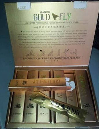 Шпанская мушка Gold Fly, голд флай - афродизиак -пробник 6 пакетиков ...