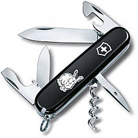 Складной нож Victorinox SPARTAN ZODIAC Черный Водяной Кролик бел. 1.3603.3_Z2030u MK official