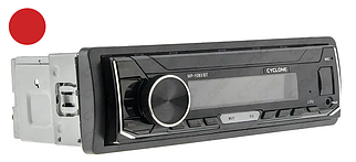 Автомагнітола в машину з Bluetooth Cyclone MP-1083R BT червоне підсвічування. Магнітофон для авто