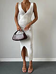 Сукня міді по фігурі з запахом на грудях без рукавів (р. 42-46) 77035125, фото 2